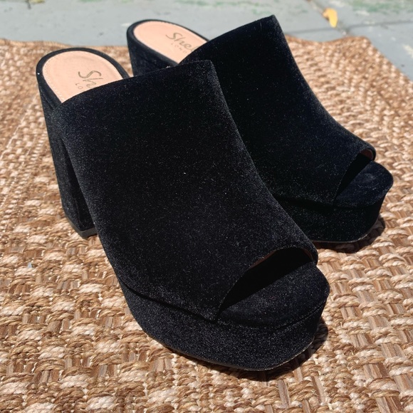 Shellys London Shoes - Shellys London platform mule heels